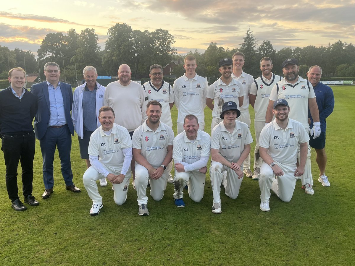 Despite beating F&amp;B last night, unfortunately NHS beat Barton Grange by 4 runs, so they pipped us to the title. Well done to NHS on another great season in the Boddington Village Cricket League. 2nd in the league and 2nd in the cup.