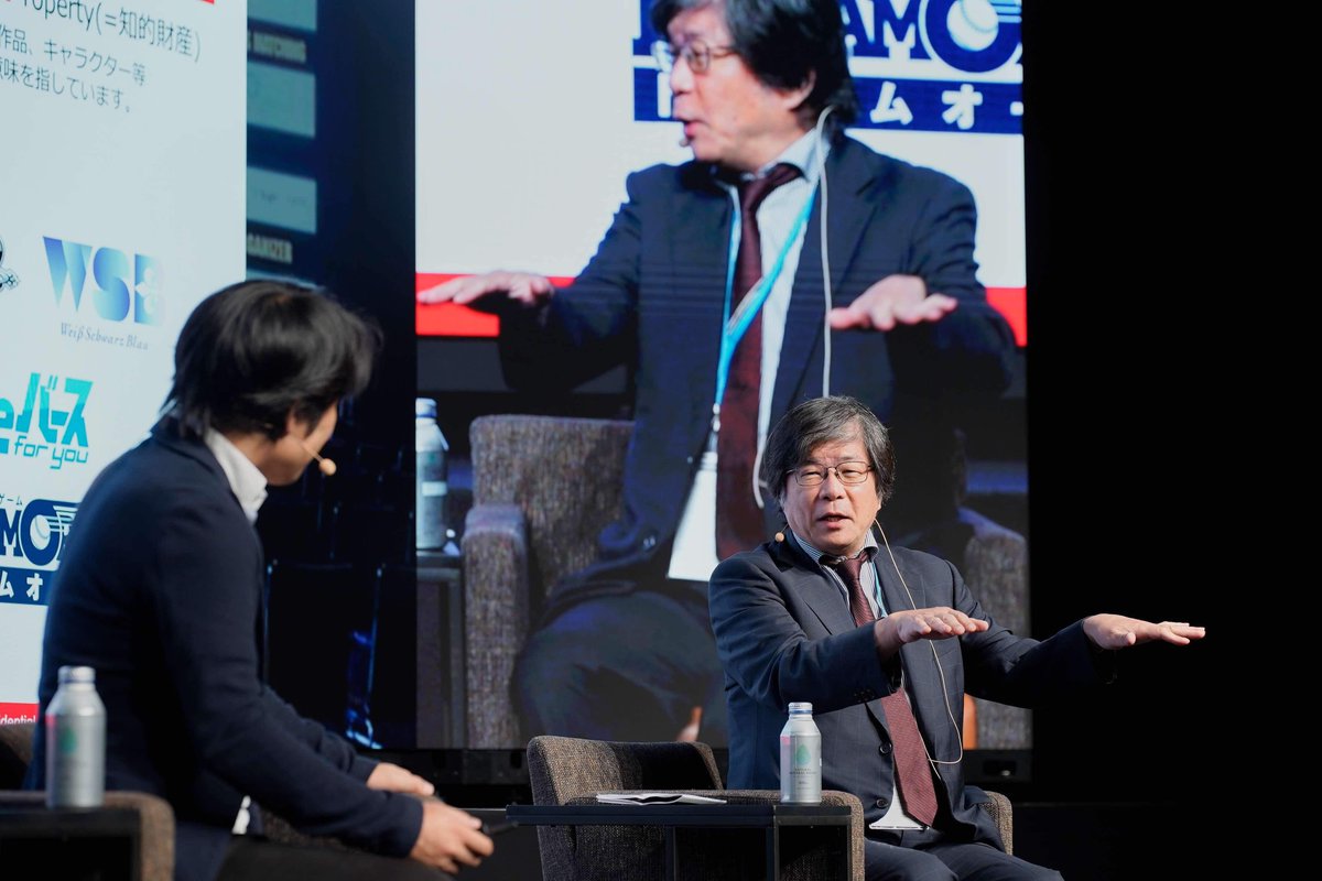 BackstageFes's tweet photo. 【ブシロードグループ・グローバル化の必然】

▼ご登壇
山口 義徳氏
木谷 高明氏

新日本プロレスとスターダムのオーナーであり、日本のエンターテインメントを牽引するブシロードの木谷高明社長が登壇。プロレスやゲーム、エンターテインメントについて幅広いトークを繰り広げる。

#backstage24 https://t.co/eOOCIAaXQc