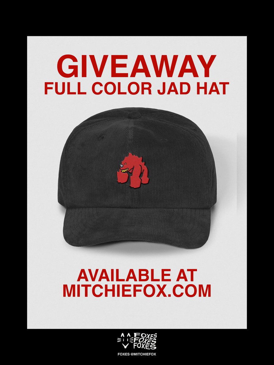 🚨GIVEAWAY🚨

♻️Retweet &amp; follow to enter♻️

A pic of this hat recently blew up on twitter so I wanted to give some away!
MULTIPLE WINNERS picked next week 🫡