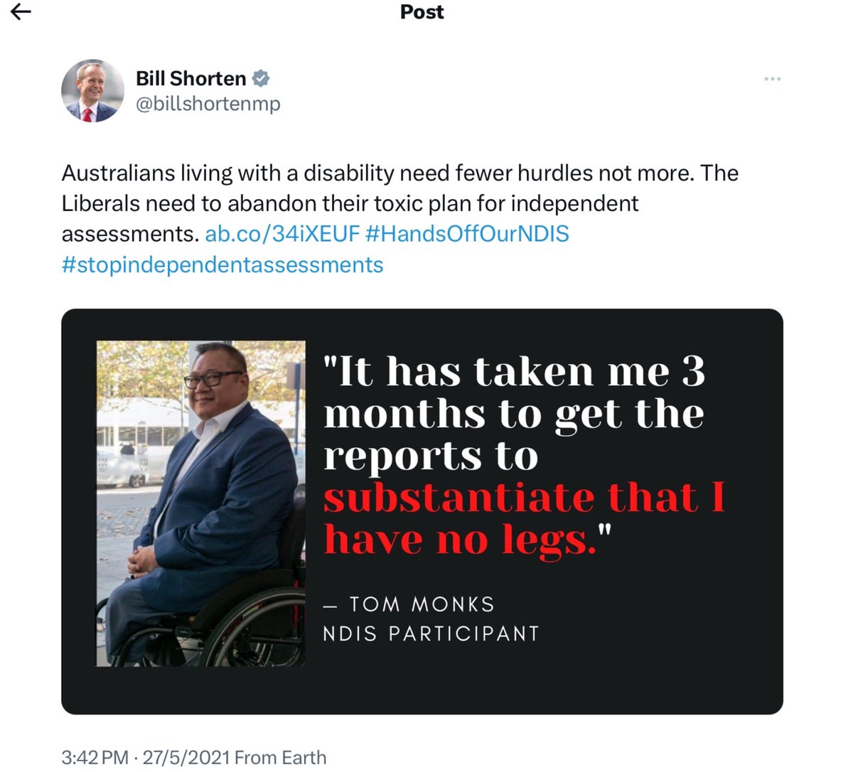 TraceyTLC333's tweet photo. @AlboMP @AUSParalympics You don’t get to celebrate with them as you hurt them by cutting them off the NDIS and institutionalising them. #Dehumanising #Paralympic2024 #Australia #Discrimination #ExtremistIsYou #DisabilityDiscrimination. You are going to kill more with your #RoboNDIS #RoboDebt #NDIS https://t.co/IrjqQu6hXp