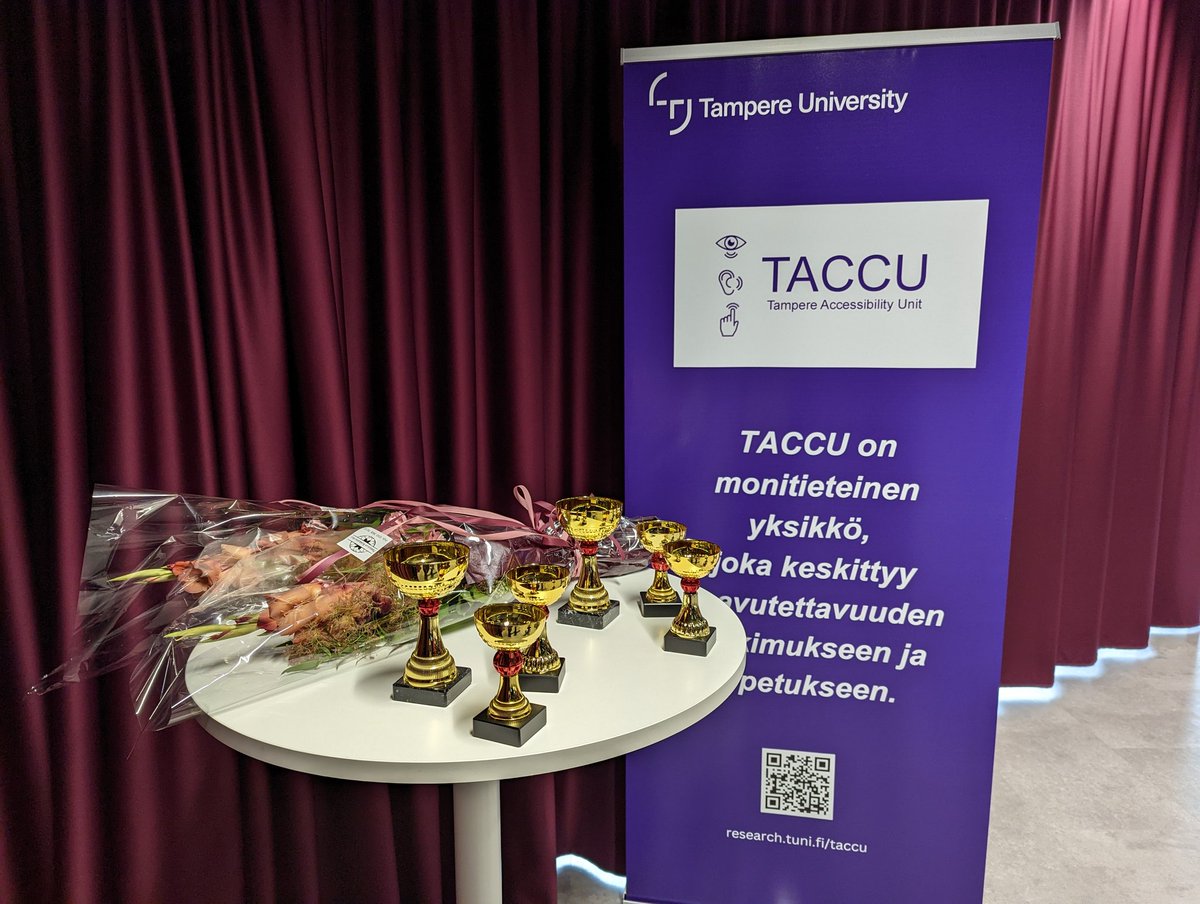 _TACCU_'s tweet photo. Join us today at the 3rd #OvertheBarriers event at Nokia Arena’s Paidia space! 

Enjoy accessible gaming, cultural performances, tactile art, and more.

Free for all!

Follow online: https://t.co/kYEpYmmOhZ 📷📷📷

#EsteetNurin #MicrosoftSuomi
@MicrosoftSuomi @ITC_TampereUni https://t.co/2DGuesaXk6