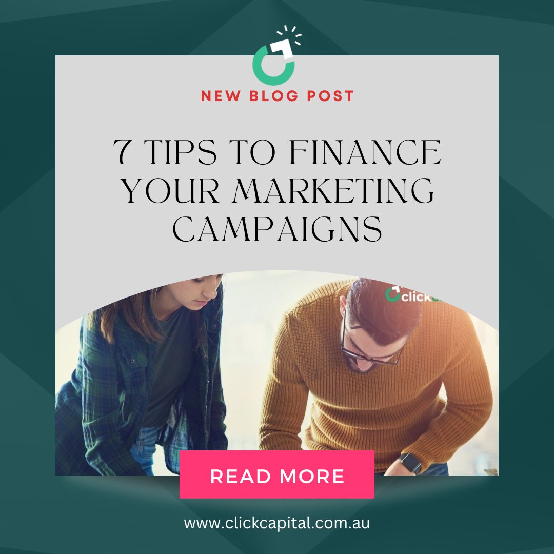 ClickCapitalaus's tweet image. Explore 7 ways to finance your marketing campaigns and drive business growth today! #MarketingStrategy #BusinessFinance #ClickCapital 

clickcapital.com.au/7-tips-to-fina…