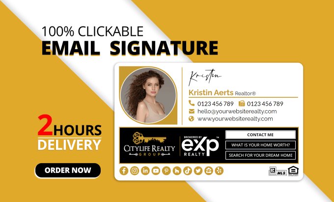 Mathisblessed's tweet image. I will do business html email signature design with logo
Hello,
I am available there to make Clickable html email signature and Animated Email signatures.
Visit our website to find freelancers for your project ✨
#LogoDesign
#LogoDesigner