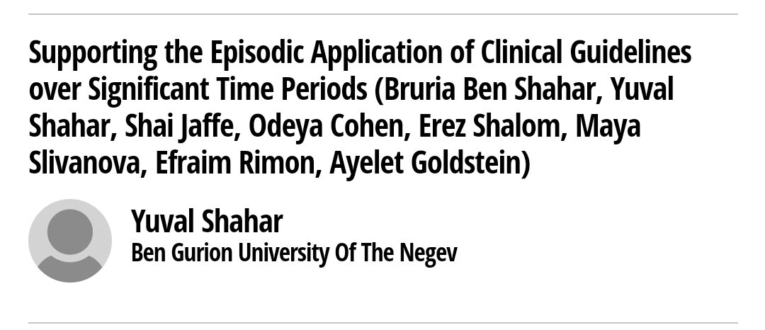 TLeungMD's tweet photo. Yuval Shahar presenting work on #CDSS accting for temporal patterns in support of #patientcare. Like a "Waze" for rerouting care directions in real-time #MIE2024 #EFMI. #practiceguideline #CPG #chronicconditions #informatics
https://t.co/gIm92BxnnD https://t.co/RL4KCMxxAz
