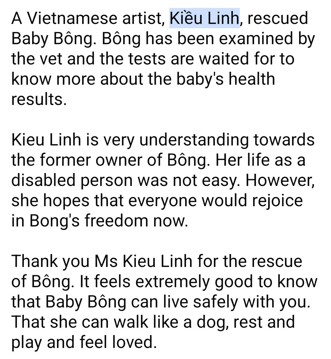 WeAreNotFood's tweet image. Good news from Vietnam 🇻🇳 

Baby Bông, the abused poodle who was forced to stand on her hind legs all day and night long, has been rescued!!! #rescued #helpanimals #BabyBông #animalprotectionlaw