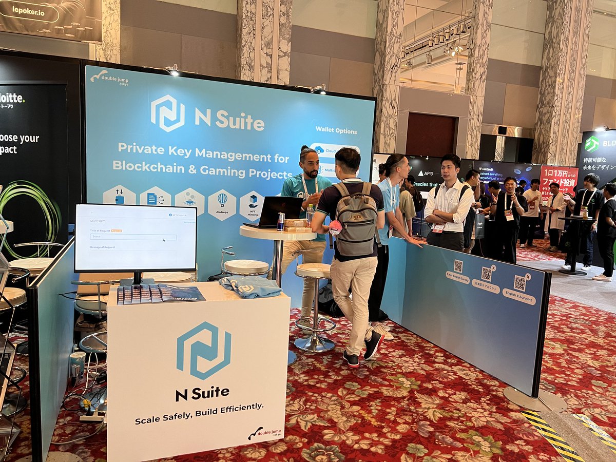 nsuite_en's tweet image. Day 2 at @WebX_Asia 👋