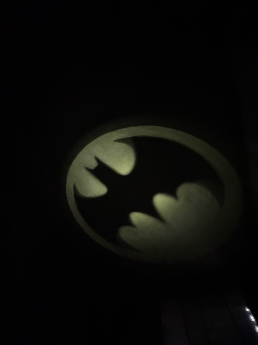 mckennains's tweet photo. @AMC the #BatSignal isn’t necessary but ⁦@Wezryan⁩ it is so cool! Our son will 🤍it! ⁦@CEOAdam⁩=genius! We got caught in the garage playing with this toy. Now that my friends, is living… &amp; go see #BlinkTwice/not my normal jam but you gotta see ⁦@channingtatum⁩~ https://t.co/O5fasNfDZ8