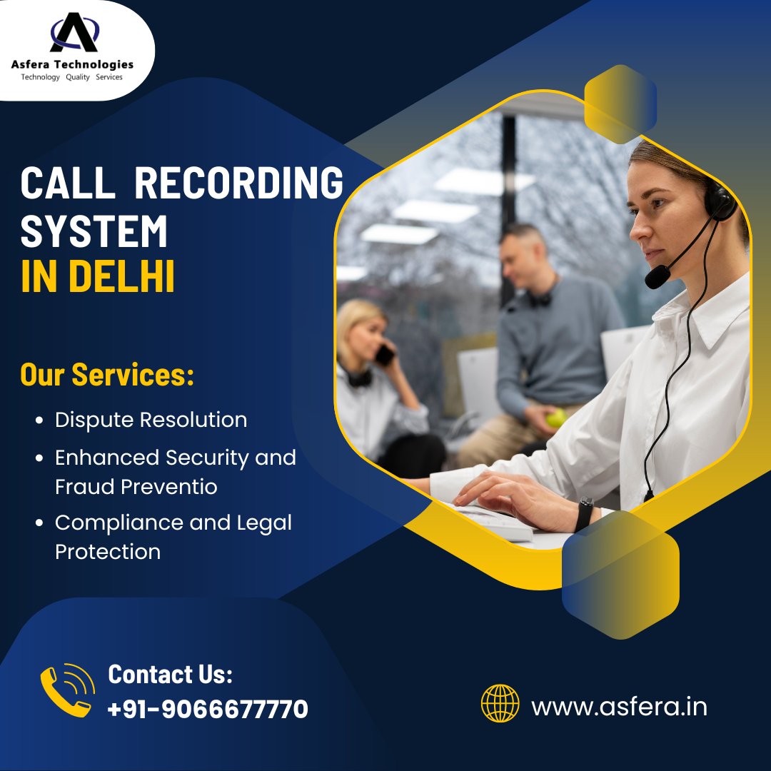 AsferaTechnolo1's tweet image. Benefits of a call recording system in a call center include Enhanced security &amp;amp; fraud prevention &amp;amp; more.
Visit Our Page: asfera.in/delhi/call-rec…
#CallRecording #callrecordingsoftware #fraudprevention #dataanalytics #customerexperienceimprovement #callrecorder #delhicallcenter