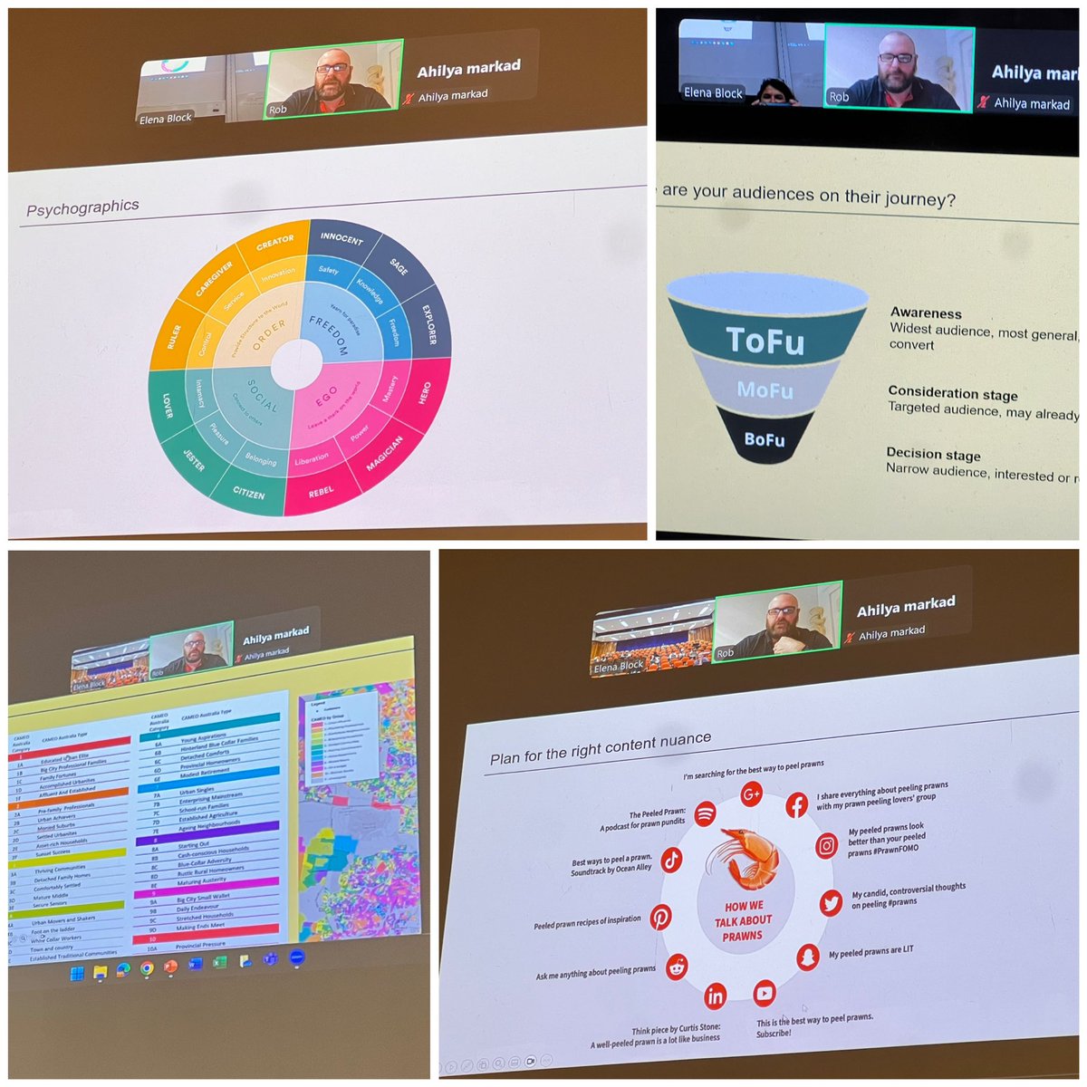 Thank you, Rob Lovegrove for a wonderful lecture on listening, personas, audiences, predictive communication, audiences mind maps, etc. Our #DigitalMedia #COMU7304 students loved it, and me too. Full of helpful tools. The case study was great. Really useful insights.
