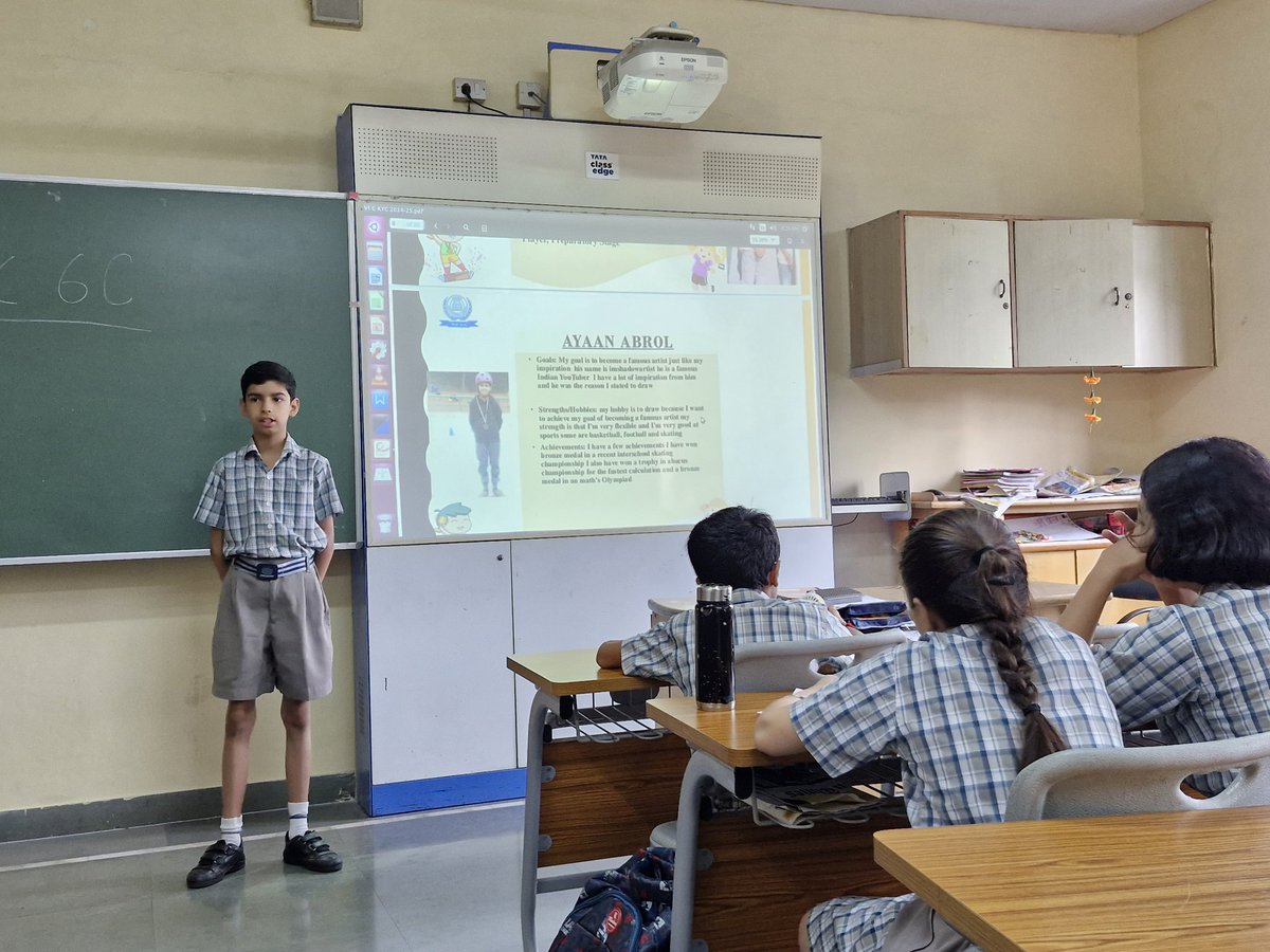 Niyati Khanna (@khanna_niy43342) on Twitter photo Today, 6 Class students participated in 'KYC' (Know Your Child) activity, where they proudly shared their goals, strengths, and achievements. It's inspiring to see their confidence and dreams for the future! 🌟 #EmpoweringYouth
<a href="/sdg4all/">AhlconIntl4SDGs</a> <a href="/ashokkp/">Ashok Pandey</a> <a href="/y_sanjay/">Sanjay Yadav</a> <a href="/pntduggal/">PUNEET DUGGAL</a> <a href="/sunandask21/">Sunanda S. Kumar</a> Today, 6 Class students participated in 'KYC' (Know Your Child) activity, where they proudly shared their goals, strengths, and achievements. It's inspiring to see their confidence and dreams for the future! 🌟 #EmpoweringYouth
<a href="/sdg4all/">AhlconIntl4SDGs</a> <a href="/ashokkp/">Ashok Pandey</a> <a href="/y_sanjay/">Sanjay Yadav</a> <a href="/pntduggal/">PUNEET DUGGAL</a> <a href="/sunandask21/">Sunanda S. Kumar</a>