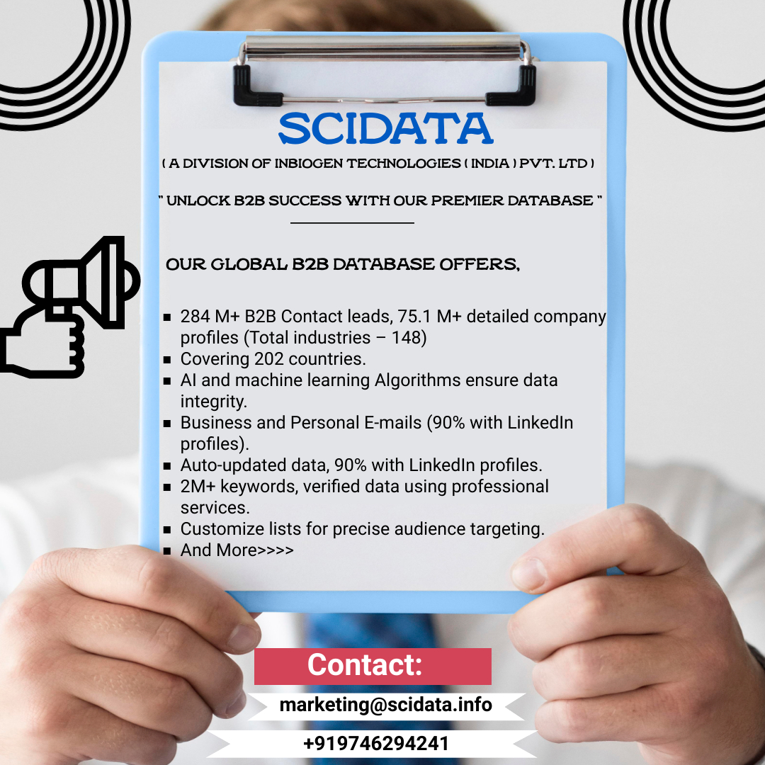 Unlock the power of #B2BDatabaseMarketing with 284M+ B2B Contact Leads and 75.1M+ Detailed Company Profiles across 148 industries! 🚀 Boost your business with our comprehensive, AI-driven database. #LeadGeneration #B2BMarketing #DataDriven #BusinessGrowth #PresidentRule