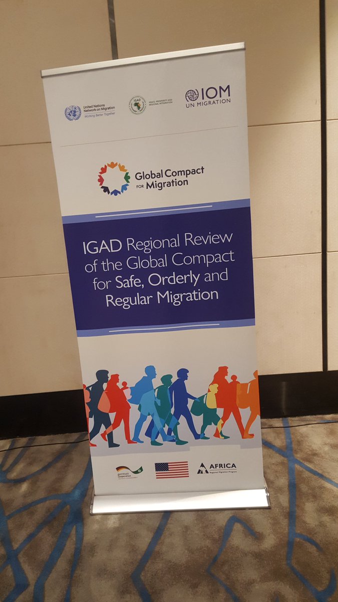IGADHealthS's tweet photo. #IGADMigration #GlobalCompact4Migration
IGAD Regional Review of the Global Compact meeting for Safe, Orderly and Regular Migration, in Addis Ababa, Ethiopia, to start shortly.
@IOMRONairobi @DjiboutiIom @IOMEthiopia @giz_gmbh @EU_Partnerships @WorldBank @UNmigration https://t.co/GtOXPAGm09