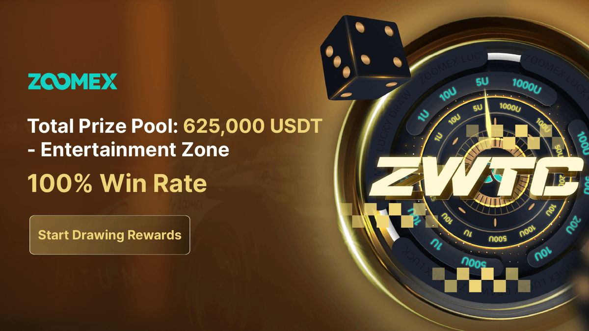 🎉 [ZWTC 2024] Lucky Draw is LIVE! 💰 

Win a share of $625,000 and awesome prizes like iPhone 15 Pro Max, Zoomex gear, and more! 🎁

🧧Try your luck with this #Giveaway first!  
Total $100 Bonus, 5 spots, ⏳72H
- Follow <a href="/ZoomexOfficial/">ZOOMEX_Official</a> 
- RT &amp; ❤️ this post
- Tag 3 friends &amp;