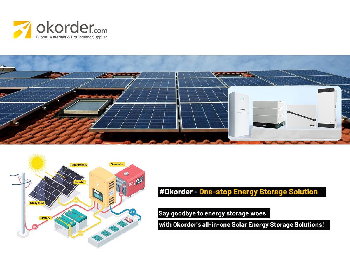 okorder's tweet photo. #Okorder - One-stop Energy Storage Solution
Say goodbye to energy storage woes with Okorder's all-in-one Solar Energy Storage Solutions!
Buy Now: https://t.co/6w6MAEIxO5
#ESS #Commercialenergystoragesolution #Solarenergystoragesystem #BuildingMaterials https://t.co/imqx1U9o6V