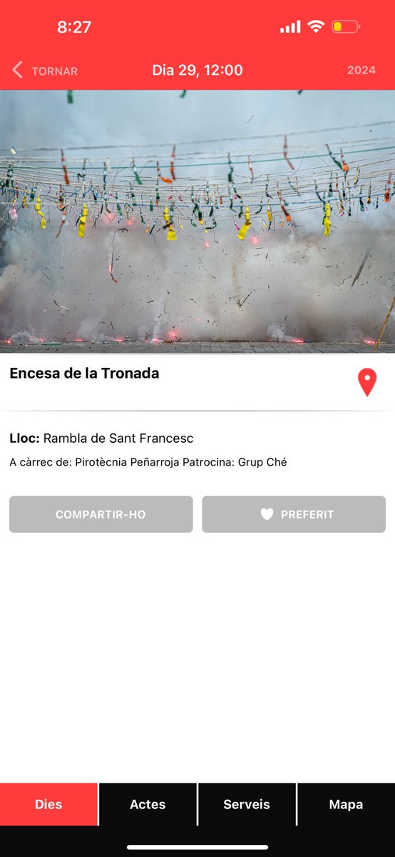Comença la festa! A les 12h la tronada ens farà vibrar! 🔥 No et perdis res i segueix tots els actes amb l’app oficial de la #fmvila. Disponible per iOS i Android! Descarrega-la aquí: imobils.com/fmvila/descarr… #vilafranca #fmvila24 #castellers #tronada #penedes #festamajor #cat