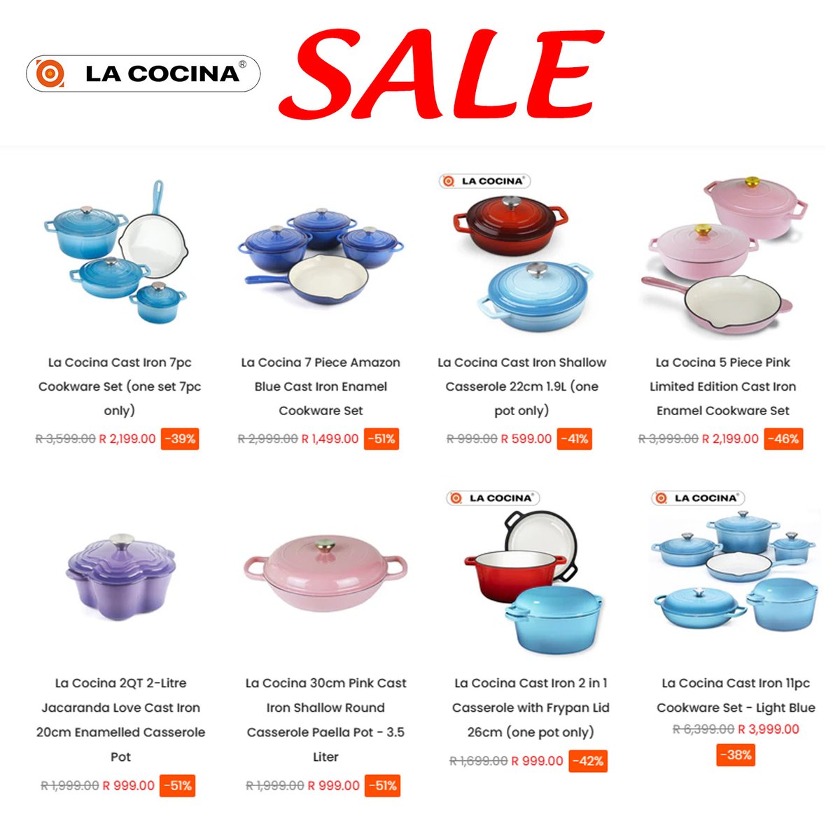 big5cookware's tweet photo. La   Cocina
    https://t.co/bzbKRaApBD
    WhatsApp 060 6999 888 for service
    #Big5Cookware #BonVoyagePots #BonVoyagePot #SouthAfrica #Aluminium   #CookwareSet #ShopNow#Stainlesssteel pots #potset #Lacocina https://t.co/tKyVAh0wnE