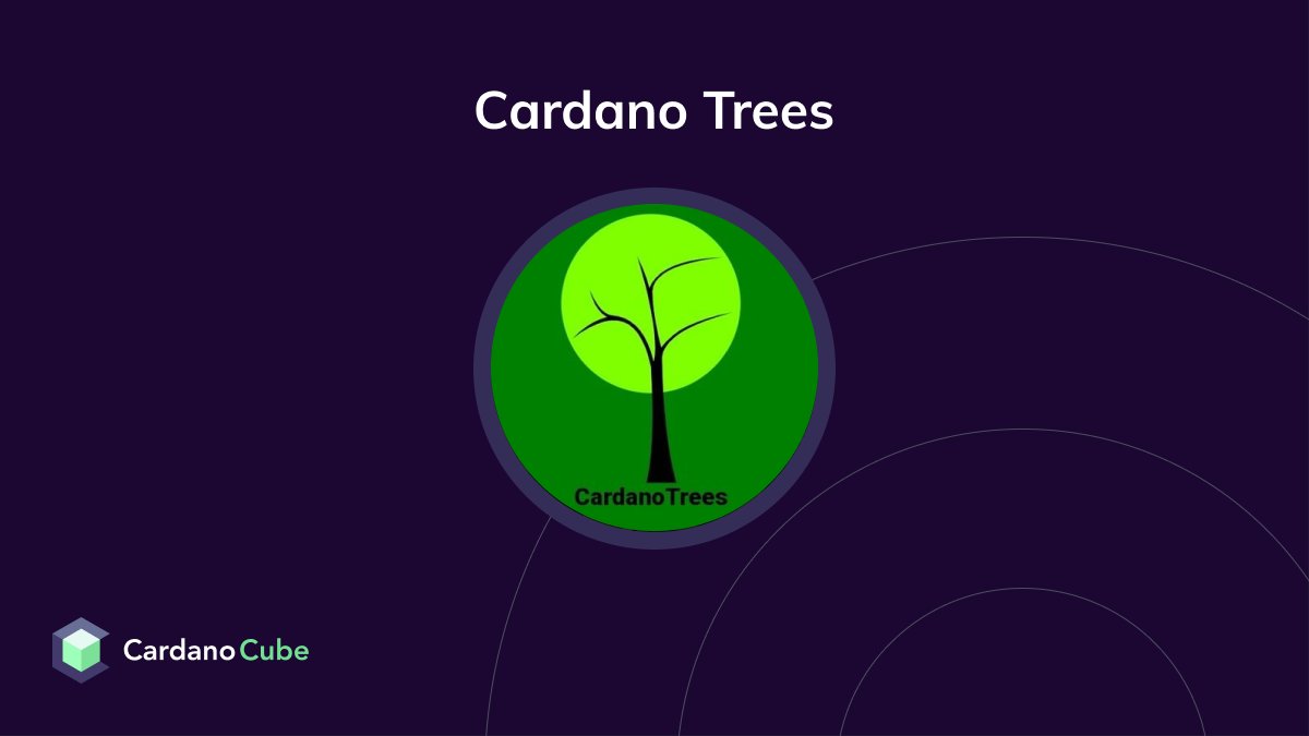 Cardano Spotlight!

Did you know <a href="/CardanoTrees/">CardanoTrees</a>?

A real tree will be donated for each Cardano Tree minted.