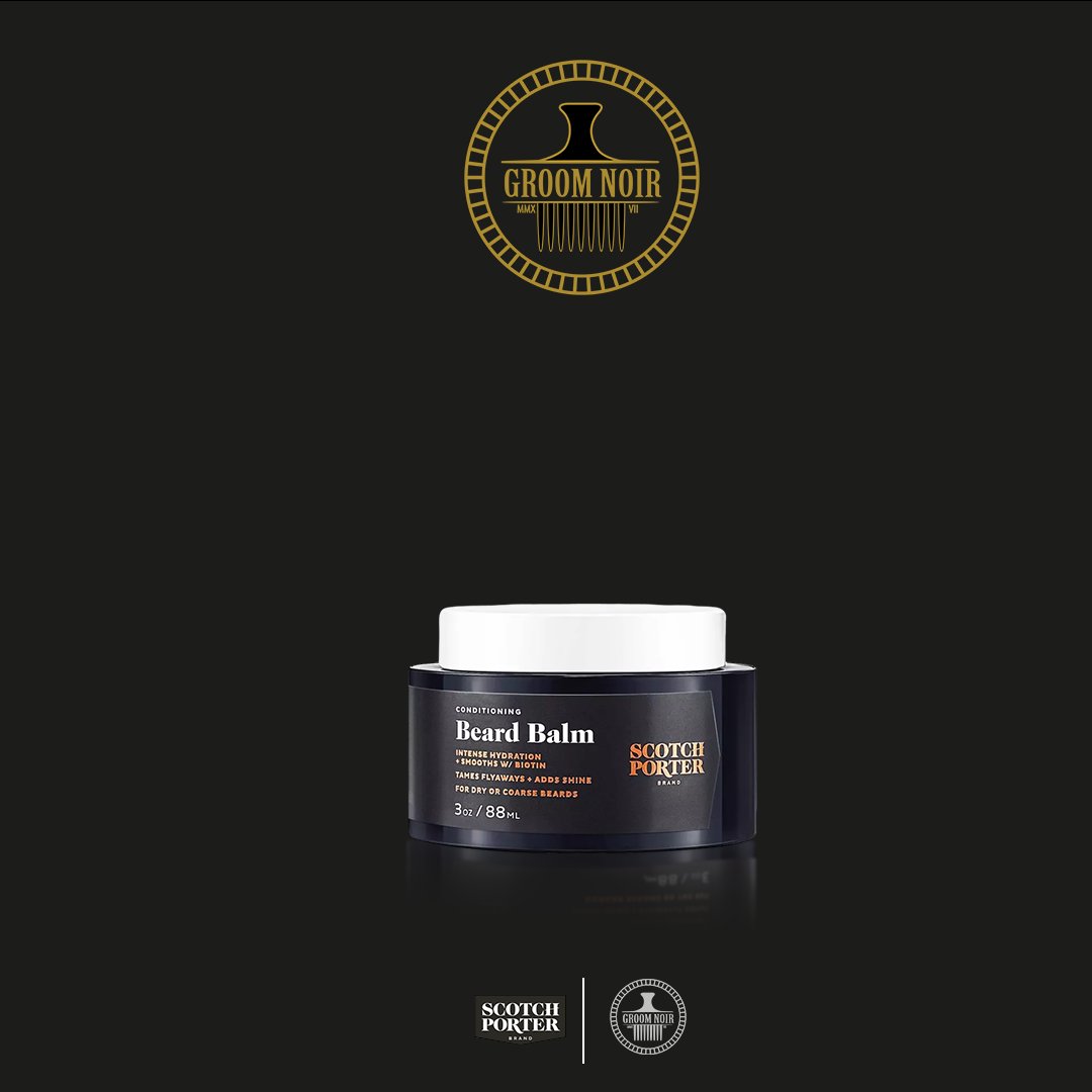 GroomNoir's tweet photo. Nourish and style your beard all at one with Scotch Porter. 

#GroomNoir #beard #beardstyle #barber #haircut #hair #hairstyle #men #beardlove #wavehair #waves #curlyhair #longhair #wave #waveyhair #durag #curls #curlyhair #locs #twists #menhair #mencurls #menlocs #mentwists https://t.co/vsVMweLpeu