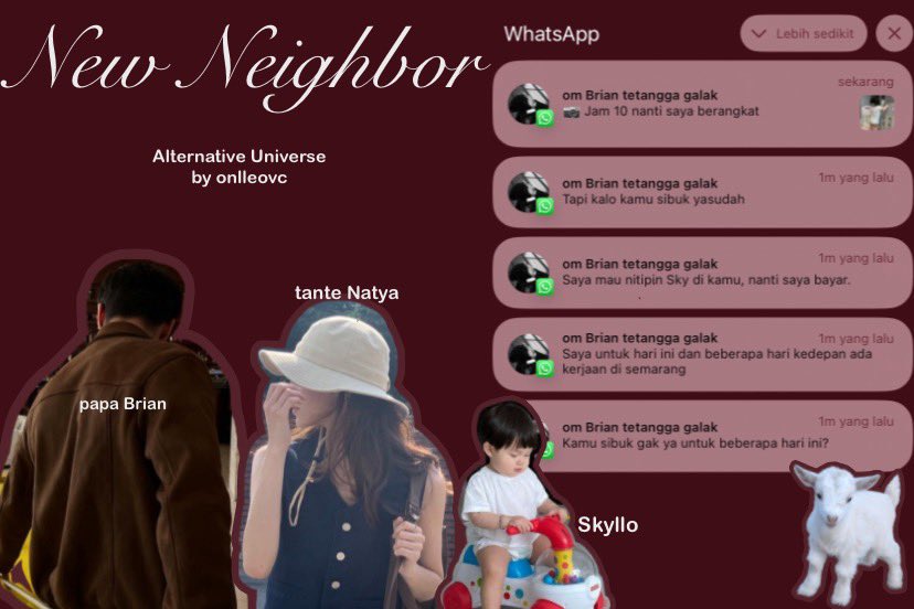 onlleovc's tweet image. 𝓝𝑒𝓌 𝓝𝑒𝒾𝑔𝒽𝒷𝑜𝓇
—— 
a Alternative Universe ( au )