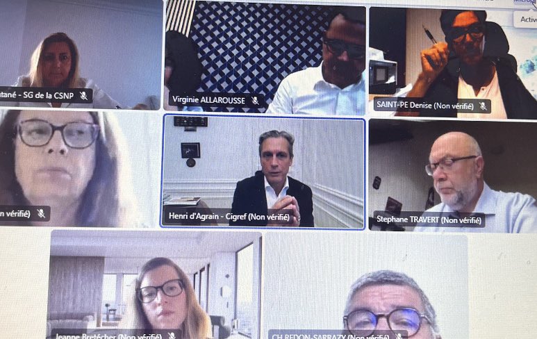 🚀 Séance plénière de rentrée de la #CSNP consacrée aux enjeux politiques et économiques du schéma européen de certification de sécurité des services #cloud #EUCS 
🔜 Publication de la position et  des recommandations de la #CSNP à venir 
#data #sensibles #extraterritorialité