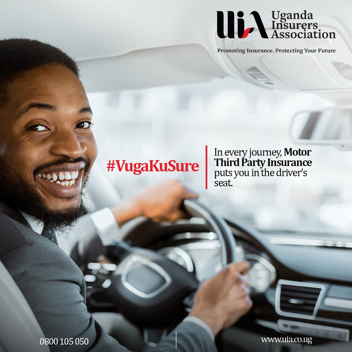 The_UIA's tweet image. Whether on a short or long drive, Motor Third Party Insurance ensures you’re always ready to handle the unexpected letting you steer your adventures with ease.
 
Get yours conveniently via  MOMO *165*4*5*5#, Airtel Money *185*7*6*1#. 
 
#VugaKuSure #DriveSure