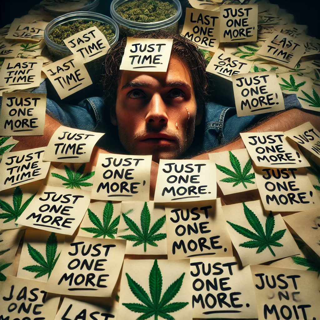 Marihuana's tweet photo. ¿Cuántas veces has prometido que solo será 'una última vez'? La verdad es que la marihuana te está controlando más de lo que crees. No dejes que siga siendo una excusa para no enfrentar tus problemas. 🚫 #RompeLaAdicción https://t.co/kWJXHGgm2z