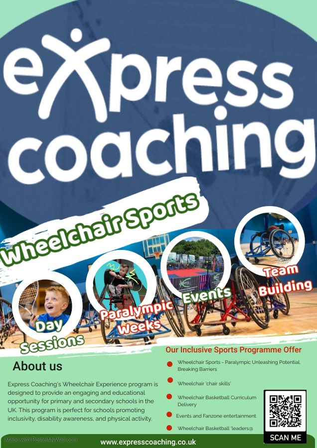 start of the new academic year is nearly here, we are filling up fast for our popular Inclusive sports delivery days and weeks!! All activities feature is the current paralympics starting now! book with us now expresscoaching.co.uk ♿️ 🎾 🏀 🏹 🏉 <a href="/MansfieldSGO/">Mansfield School Games</a> <a href="/schoolgames1/">Ashfield SGO</a>