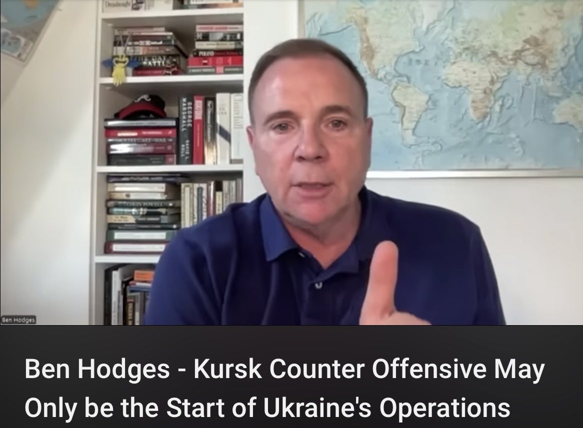 Cormac Smith 🇮🇪🇬🇧🇺🇦🇪🇺🏳️🌈 (@cormacs63) on Twitter photo “We should plan for Russia’s collapse & prepare for it, versus constantly trying to stop it”
Great analysis of Ukraine’s Kursk offensive, and tough messages that western leaders need to hear and heed, from <a href="/general_ben/">Ben Hodges</a> speaking <a href="/CurtainSilicon/">Jonathan Fink 🇬🇧 🇺🇦 Silicon Curtain Podcast</a> 👇
youtu.be/kFJKJDUes5Y?si… “We should plan for Russia’s collapse & prepare for it, versus constantly trying to stop it”
Great analysis of Ukraine’s Kursk offensive, and tough messages that western leaders need to hear and heed, from <a href="/general_ben/">Ben Hodges</a> speaking <a href="/CurtainSilicon/">Jonathan Fink 🇬🇧 🇺🇦 Silicon Curtain Podcast</a> 👇
youtu.be/kFJKJDUes5Y?si…