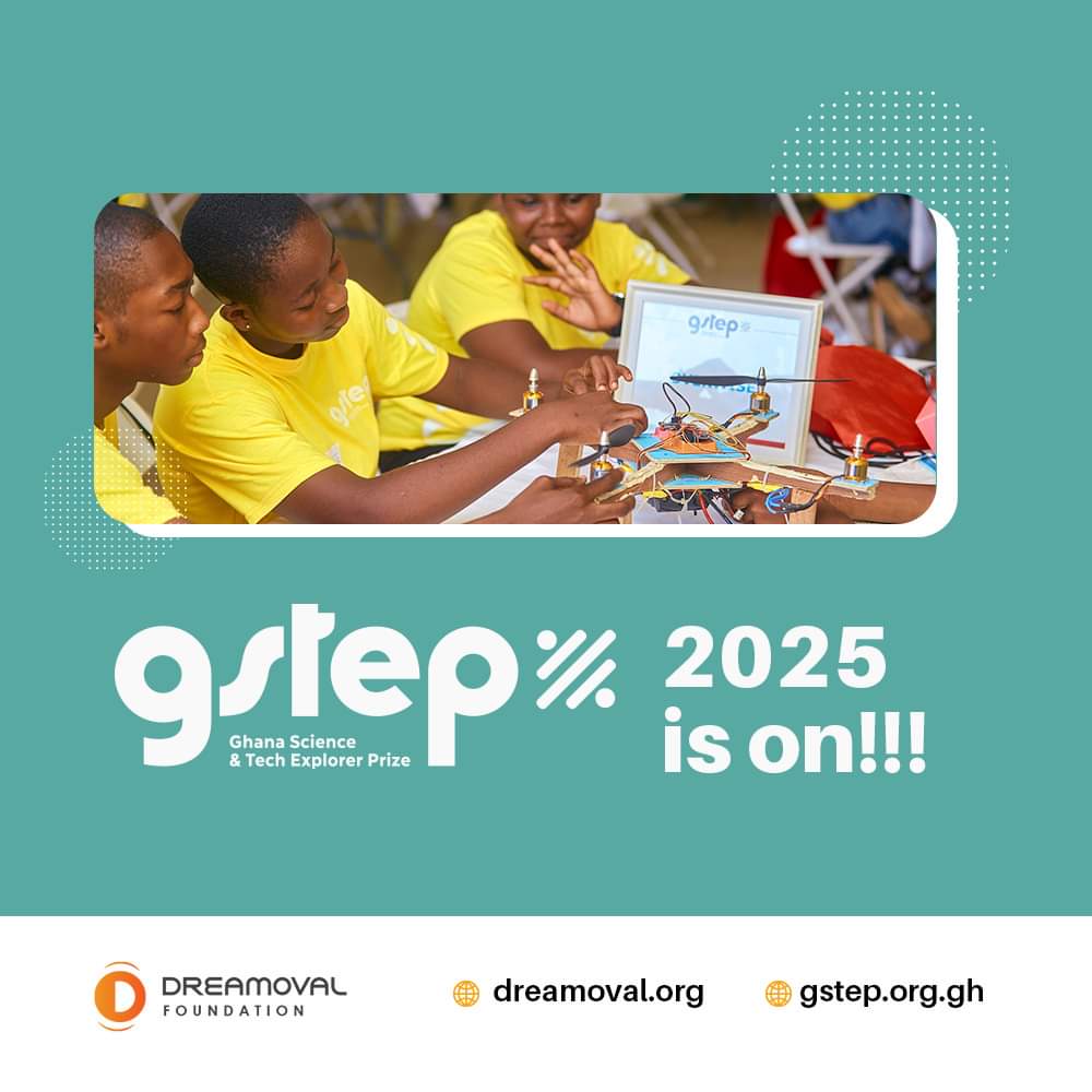 GSTEP_GH's tweet photo. GSTEP 2025: The Countdown Begins!
The anticipation is palpable!

We proudly present the Ghana Science and Tech Explorer Prize (GSTEP) Programme 2025!

Follow us on all our social media platforms for the latest updates!

#STEMeducation  #GSTEPChallenge https://t.co/fc8NdSaojm