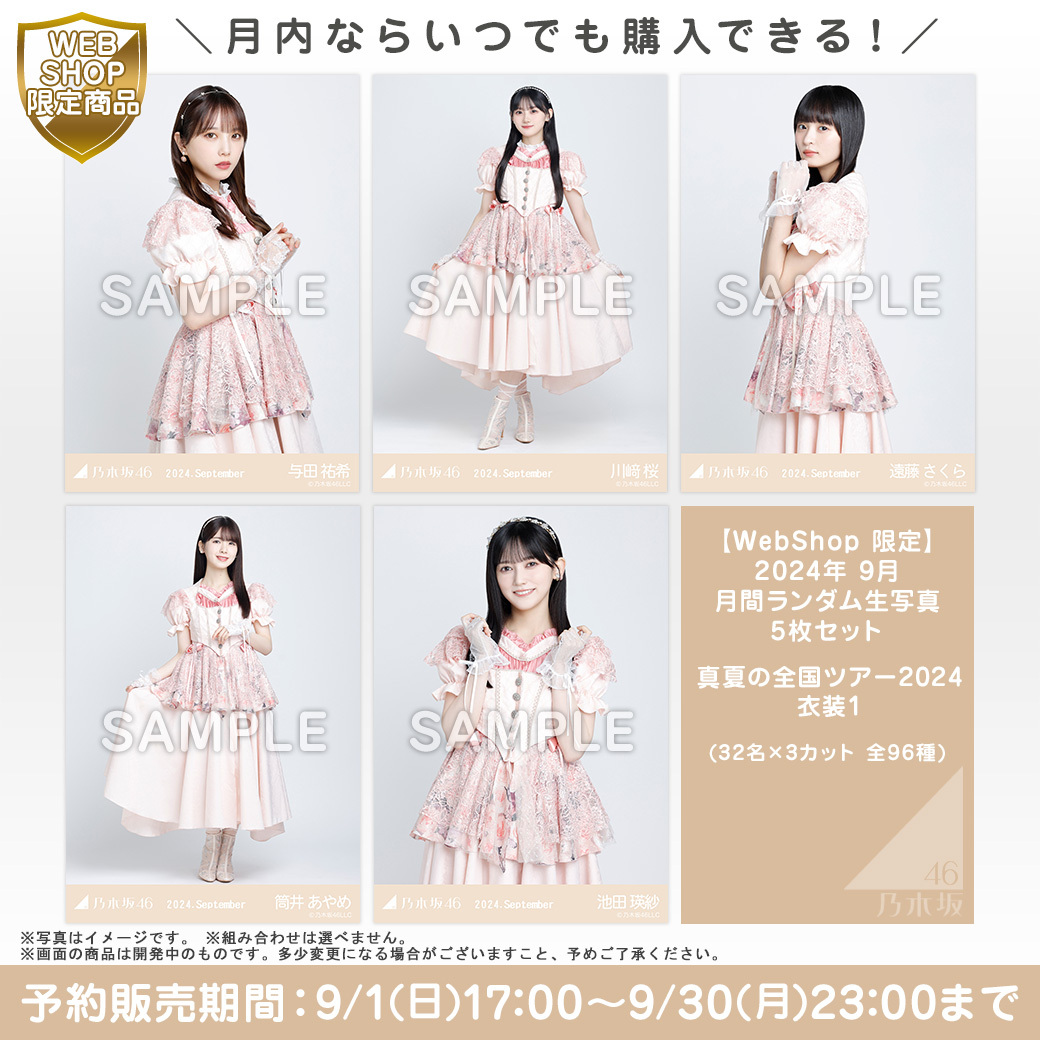 乃木坂46 生写真 真夏の全国ツアー2024 プリンセス衣装1 コンプ 乃木坂46 生写真 真夏の全国ツアー2024 プリンセス衣装1 コンプ