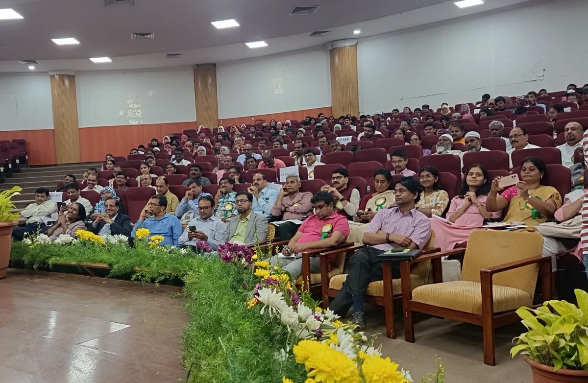NCTE_Official's tweet photo. Ms. Kesang Y. Sherpa IRS, Member Secretary NCTE addressed at the National Sensitization Workshop on #ITEP at #MANUU.

MS NCTE presented on the journey of #ITEP and highlighted several key aspects of #ITEP which aim at building 21st century set of skills in prospective teachers. https://t.co/CEXsAfaZ3j