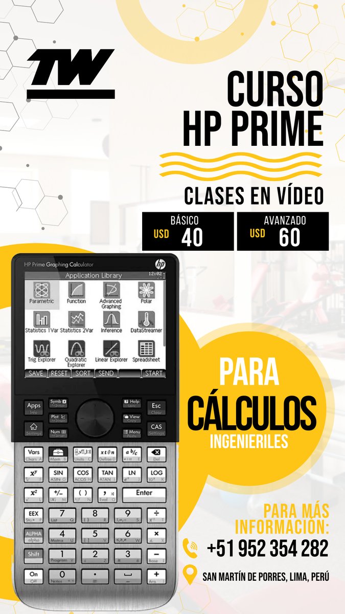 mundotecprog's tweet image. ¡Inscríbete ahora en nuestro curso de calculadoras HP PRIME! 🎓🔢

Ofrecemos clases en video para niveles básico y avanzado, diseñadas para optimizar tus cálculos ingenieriles. 📐💡

#CursoHPPrime #Ingeniería #EducaciónOnline #CalculadoraHP #TecprogWorld #TWEDUCA