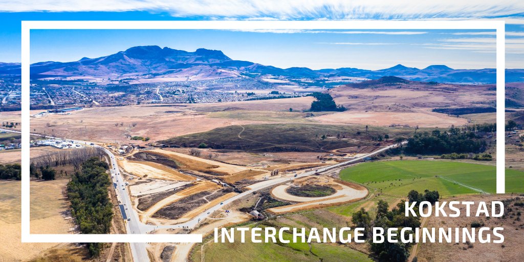 SANRAL_za's tweet photo. #Throwback to the Kokstad Interchange project's beginnings. This massive R563 million investment by SANRAL opened doors to business opportunities for local subcontractors and brought prosperity to the community. 

Read more: https://t.co/IDGO9YSuSe 

#Siyasebenza 
#N3Upgrades https://t.co/q7f9mnJxQW
