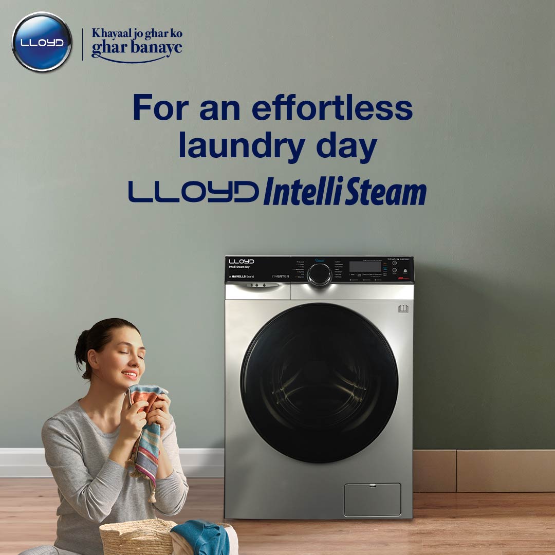 MyLloydIndia's tweet image. Comment below and let us know if you’ve got IntelliSteam at your service.

#Lloyd #KhayalJoGharKoGharBanaye #LloydWashingMachine #IntelliSteam