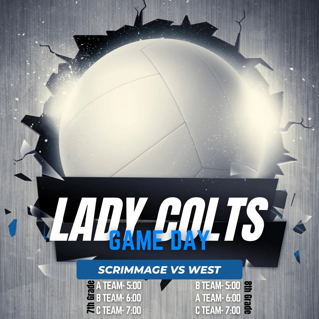 Abby Pursley (@coachpursleycms) on Twitter photo HAPPY THURSDAY💙🤍
<a href="/LyColtAthletics/">Lady Colt Athletics</a> volleyball is at home tonight, in a scrimmage vs Coppell West. Regular season starts next week! 👏🏼 HAPPY THURSDAY💙🤍
<a href="/LyColtAthletics/">Lady Colt Athletics</a> volleyball is at home tonight, in a scrimmage vs Coppell West. Regular season starts next week! 👏🏼