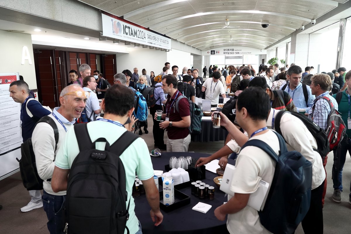 Throughout a congress like this, you can’t forget about the breaks! It’s important for participants to have the chance to recharge in-between sessions . . . with refreshing lunches and coffee of course 😎 #ictam2024