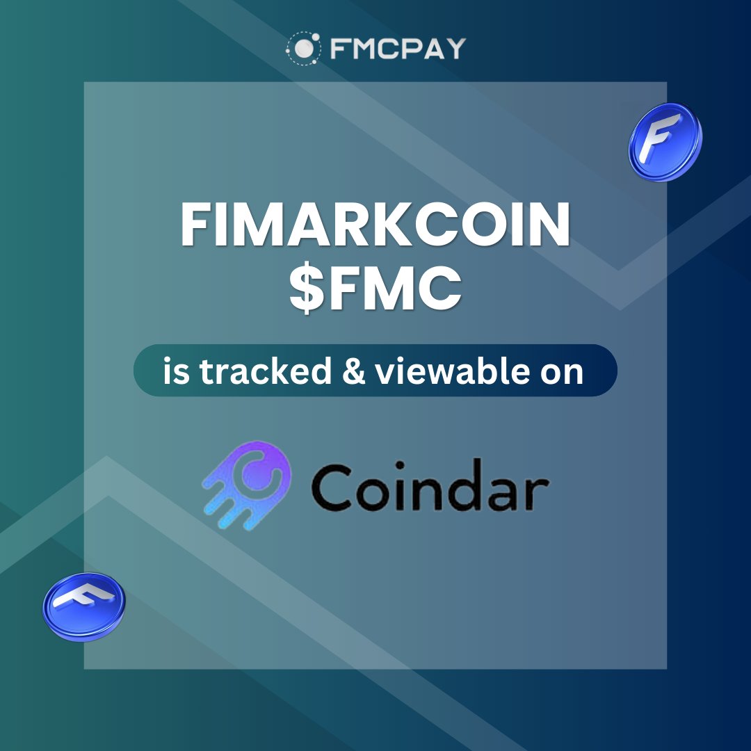 The $FMC #Fimarkcoin is now tracked &amp; viewable on <a href="/coindar_/">Coindar</a> 
 👉🏻 coindar.org/en/coin/fimark…