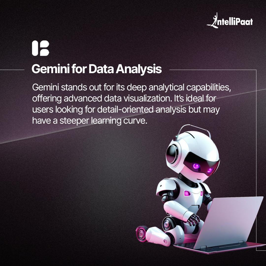 Intellipaat's tweet image. Want to harness the power of these AI tools in your data science journey? Tap the link in our bio to explore our courses with @intellipaat. 🚀
#DataAnalysis #AIForData #DataScience #AIComparison #Intellipaat
