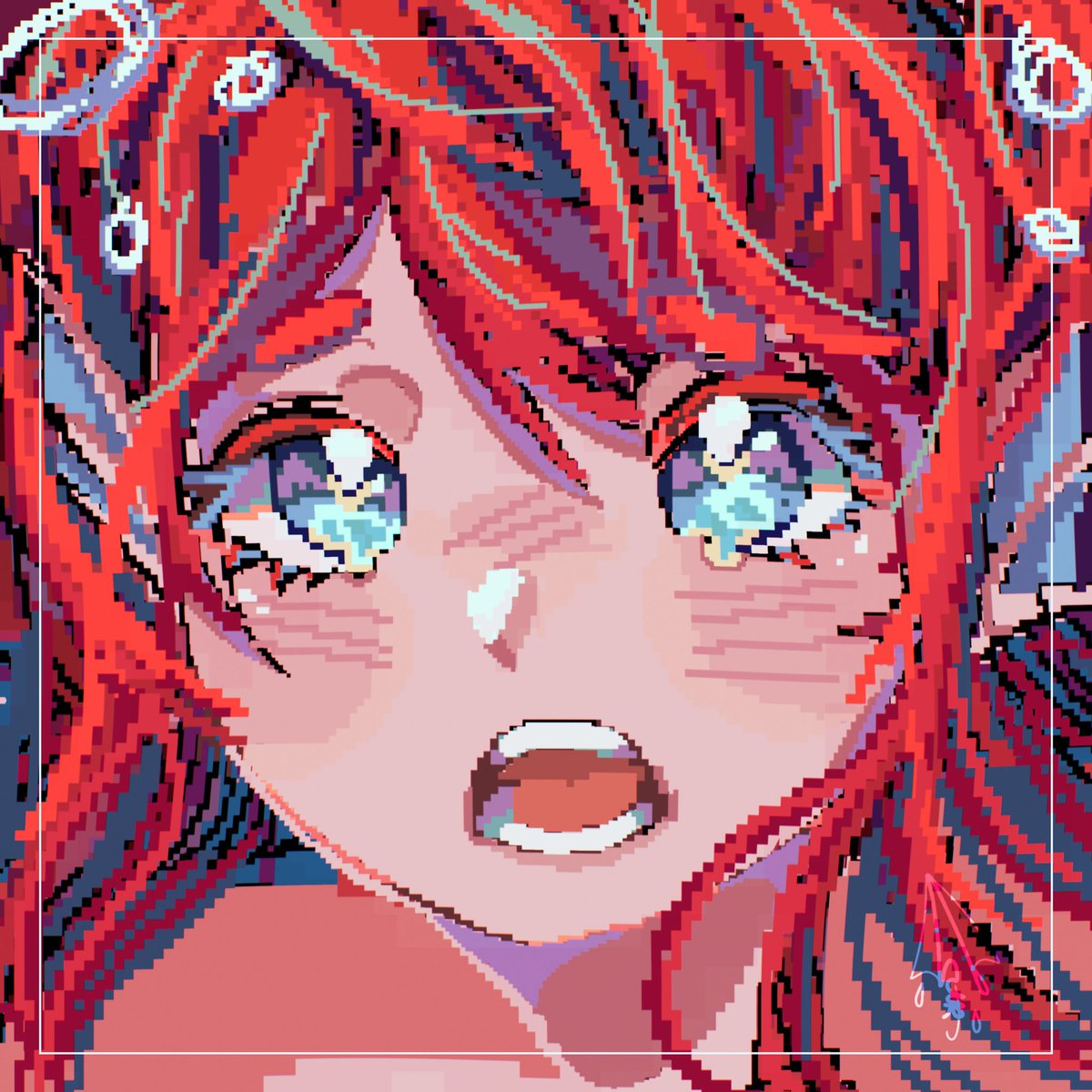 #pixelart #anime