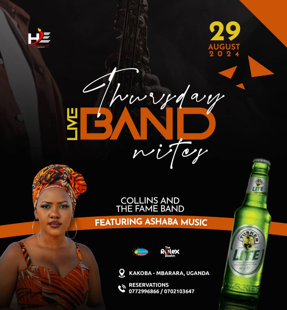 Today in our special edition the band Nites, we have <a href="/AshabaMusic/">Ashaba Music (The Kabale Export)</a>, the Kabale Export. 

Remember she will be returning here on 8th September to launch her album, "FIREFLIES".

Tickets go for; 
☆ 30K ordinary 
☆ 50K VIP 
☆ 300K for a table of 5.