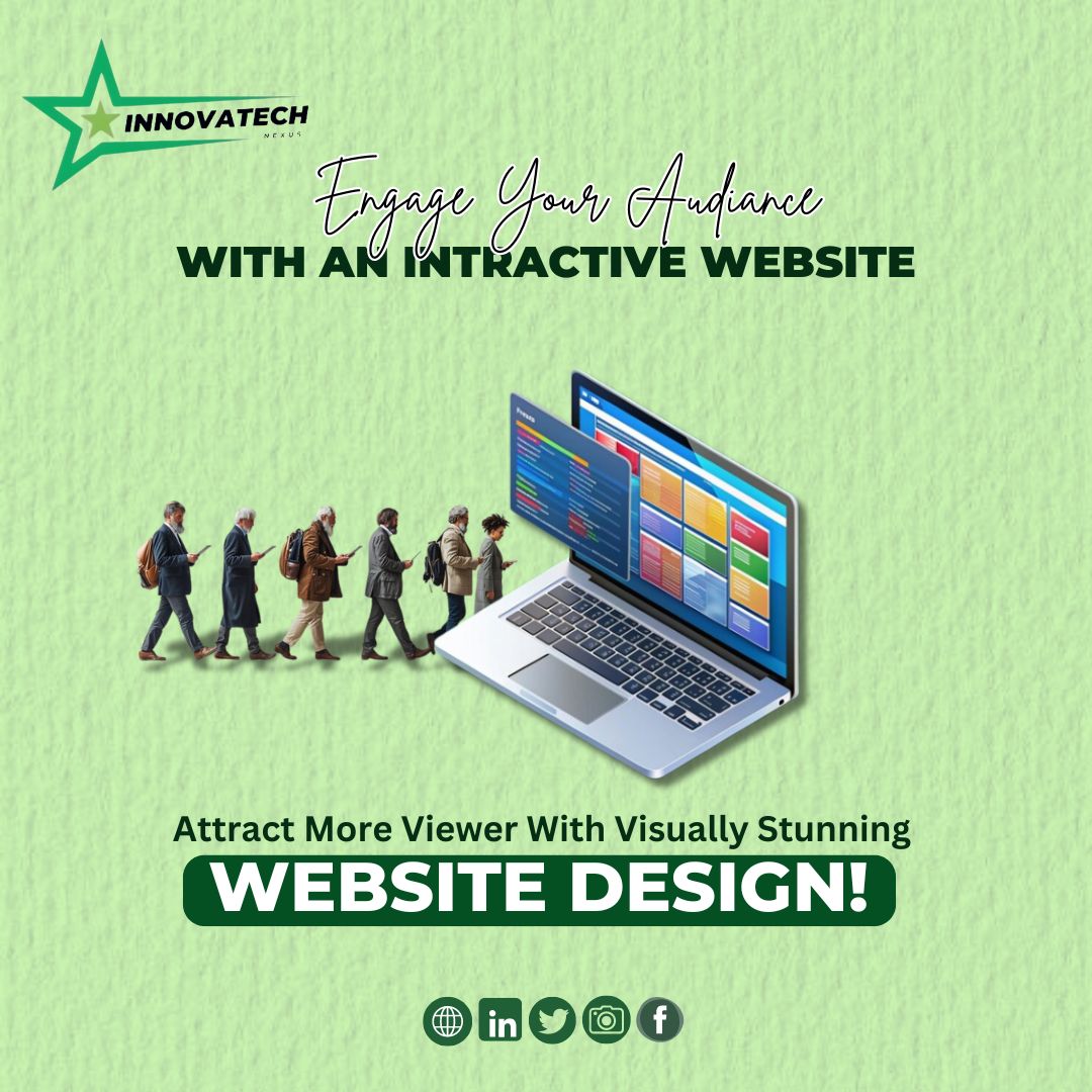 Innovatech80604's tweet image. Bring your vision to life with an interactive website by Innovatech Nexus! 🌐✨ Let’s create something amazing together! 🚀
#interactivewebdesign #innovatechnexus #webdevelopment #digitalinnovation #userexperience #engageyouraudience #dynamicwebsites @AbubakarShoaib4