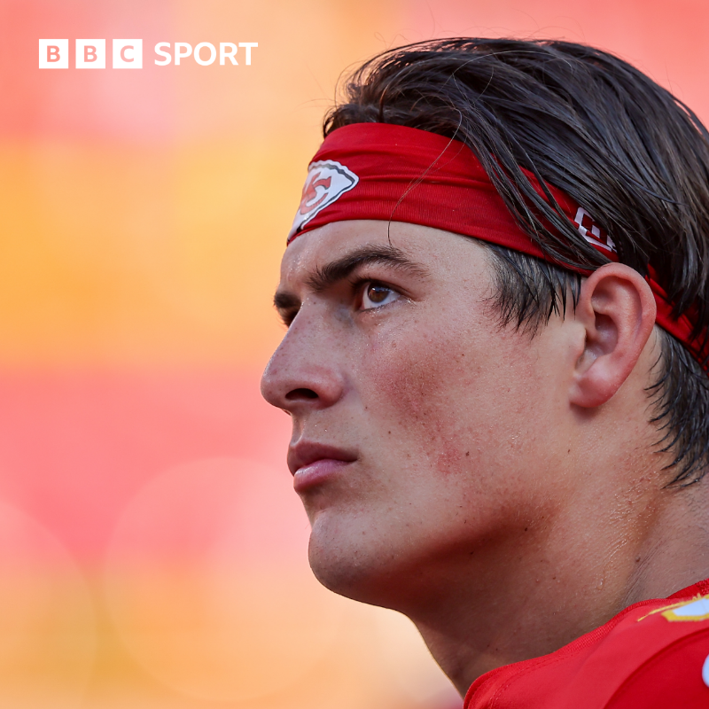 BBCSport's tweet photo. Heading to the Jaguars? 🐆

Louis Rees-Zammit has been linked with a move to the Jacksonville Jaguars, after missing out on the Kansas City Chiefs' roster.

#BBCNFL
