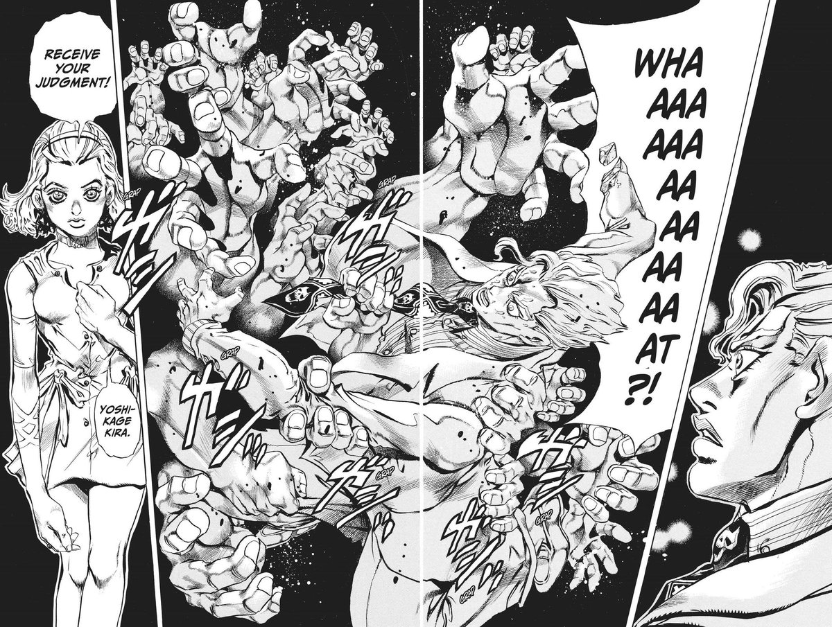 FormerSoulKing's tweet image. In light of #RecentEvents here are my fav manga antagonist conclusions

THEY&apos;RE ALL FROM ARAKI YEAAAAAA 🍯🍯🍯🍯🐐🐐🐐🐐🐐