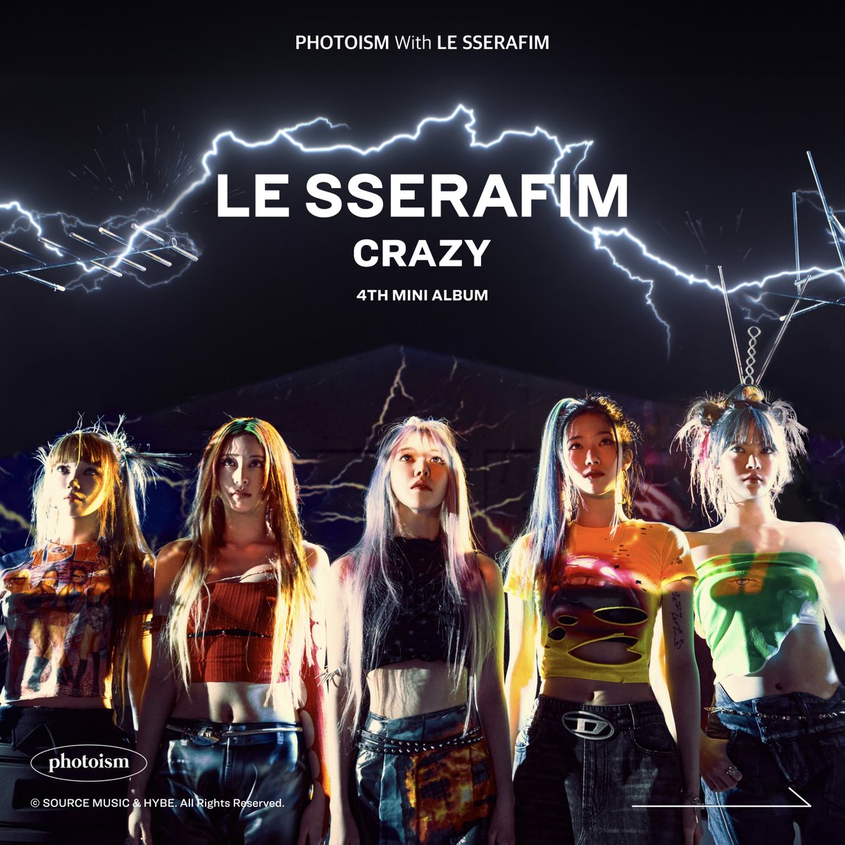 PHOTOISM X LE SSERAFIM ARTIST FRAME OPEN ! 「LE SSERAFIM」の 4rd