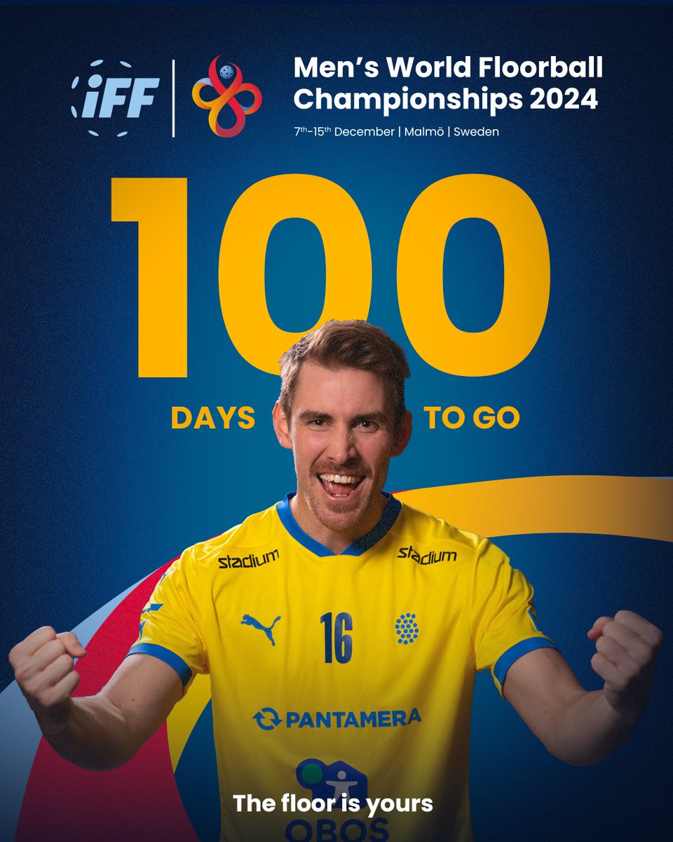 iffwfc's tweet image. 1️⃣0️⃣0️⃣ 𝗗𝗔𝗬𝗦 𝗧𝗢 𝗚𝗢
𝟭𝟬𝟬 𝗱𝗮𝘆𝘀 𝘁𝗼 𝗴𝗼 𝘂𝗻𝘁𝗶𝗹 𝘁𝗵𝗲 𝗼𝗽𝗲𝗻𝗶𝗻𝗴 𝗳𝗮𝗰𝗲-𝗼𝗳𝗳 𝗮𝘁 𝘁𝗵𝗲 𝗪𝗙𝗖 𝟮𝟬𝟮𝟰 𝗶𝗻 𝗦𝘄𝗲𝗱𝗲𝗻! 🇸🇪 Secure your tickets and experience world-class floorball in December. 🏆
👉 wfc2024.se/2024/08/29/100…
#wfc2024 #thefloorisyours