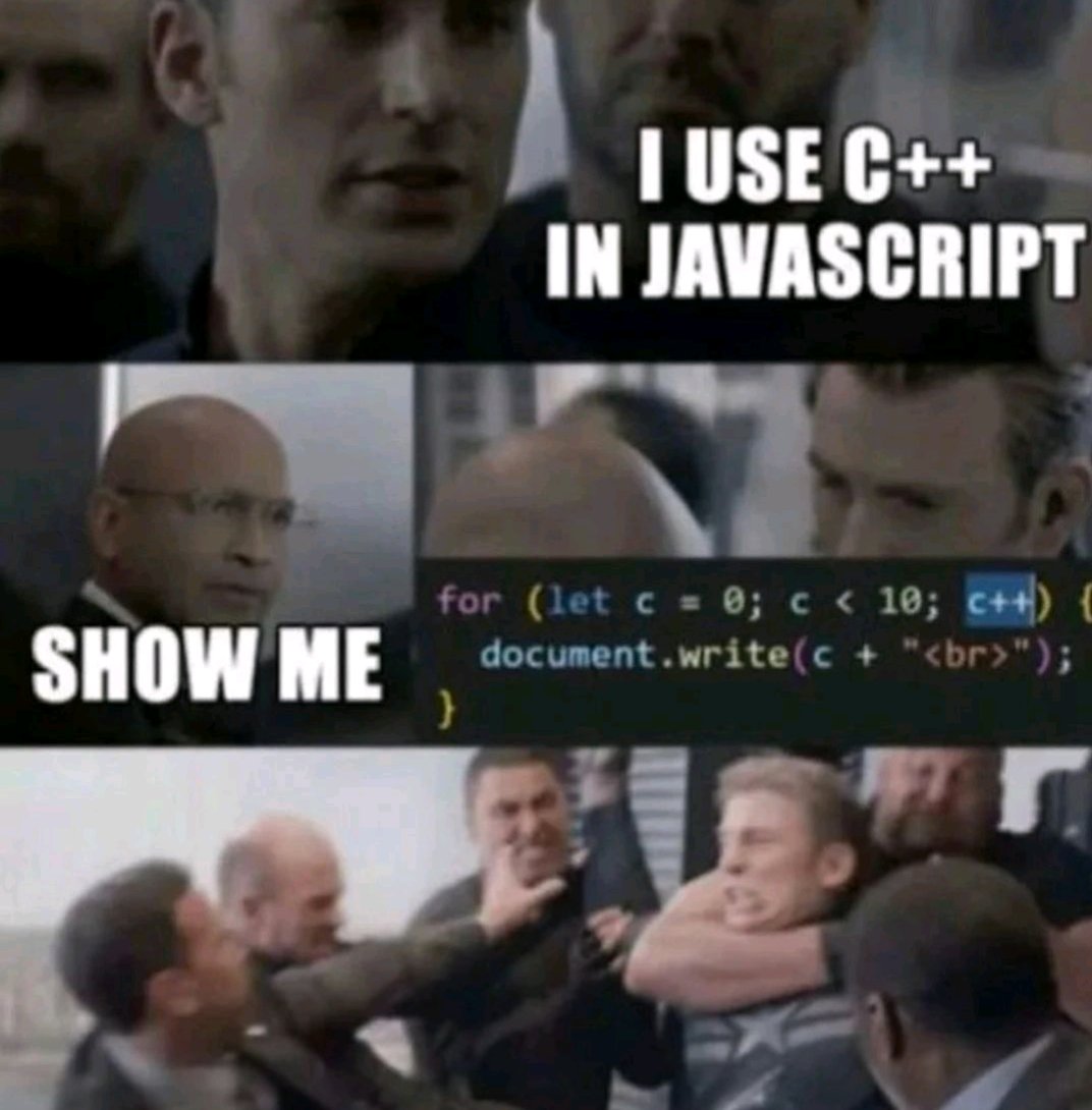 ASHI0020's tweet image. &quot;When you try to write C++ in JavaScript...

#DeveloperStruggles
#CodeConfusion
#Debugging 
#javascript
