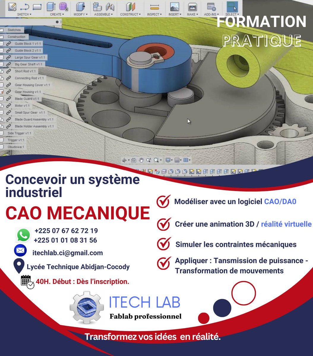 iTechLab_ci's tweet photo. 𝗠𝗢𝗡𝗧𝗘𝗭 𝗘𝗡 𝗖𝗢𝗠𝗣𝗘𝗧𝗘𝗡𝗖𝗘𝗦 𝗘𝗧 𝗗𝗘𝗩𝗘𝗡𝗘𝗭 𝗗𝗘𝗦 𝗣𝗥𝗢𝗦 !
Particuliers, Entreprises, Enseignants, Étudiants, Stagiaires.
#Automatique #Mécatronique #Robotique
#Drone  #Impression_3D #Raspberry_Pi #IA
#Microcontrôleur #FPGA #DSP #Arduino #IoT https://t.co/dMmTYluurZ