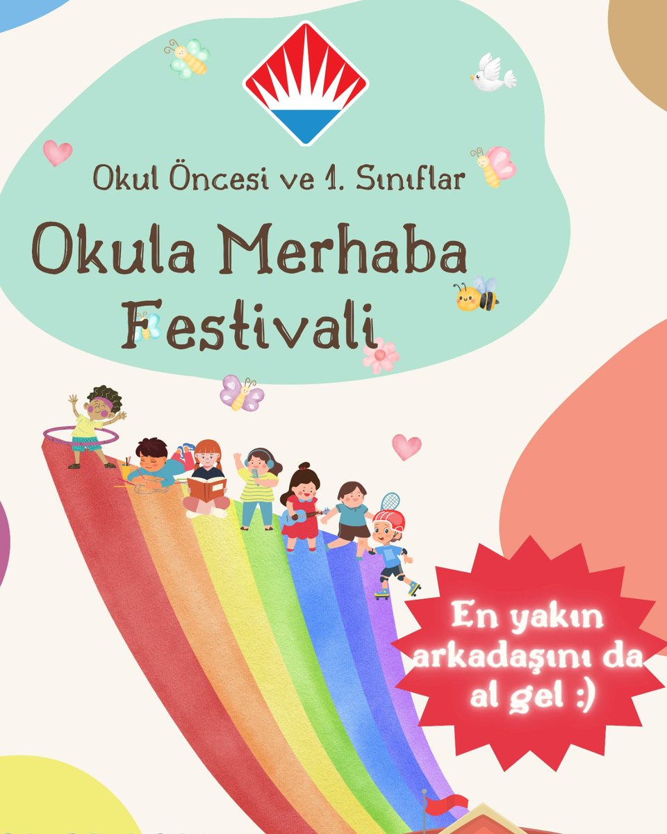 "Okula Merhaba Festivali" ile oryantasyon sürecimiz başlıyor 🎊

2 Eylül Pazartesi, saat 10.00-12.00'de 
Tüm okul öncesi ve 1. Sınıf öğrencilerimizi en yakın arkadaşlarıyla birlikte okulumuza bekliyoruz.💐

#bahçeşehirkoleji 💙❤️
#aksaray