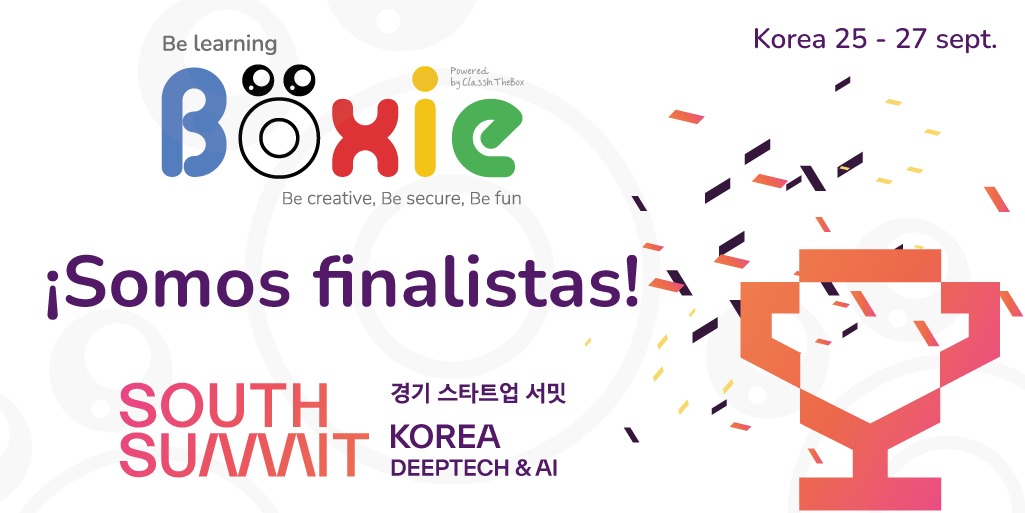 iEstamos emocionados de compartir una noticia increible! Hemos sido seleccionados como finalistas en el #SouthSummitKorea24, uno de los países más innovadores del mundo y epicentro de la inteligencia artificial. 🤖 #meetBoxie #AI #IA
