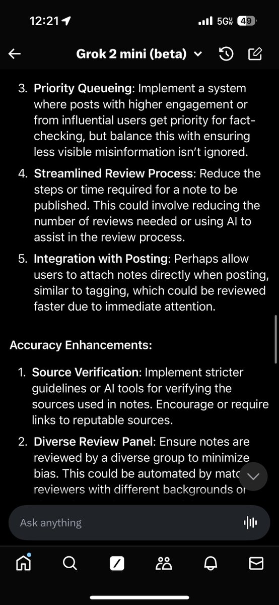 thealex's tweet image. Imagine if @elonmusk&apos;s vision for X included Grok&apos;s AI to supercharge Community Notes with real-time fact-checking and meme magic! 🚀 Could this be the future of misinformation busting? #XCommunityNotes #GrokVision